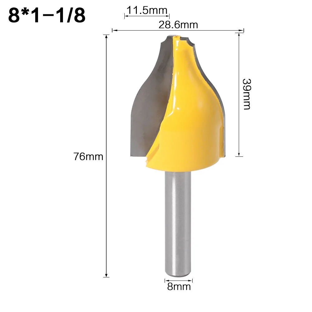 1PC 8MM Shank Milling Cutter Wood Carving Panel Raiser Router Bit Vertical Ogee Bead cutter Woodworking Bits Wood Milling Cutter