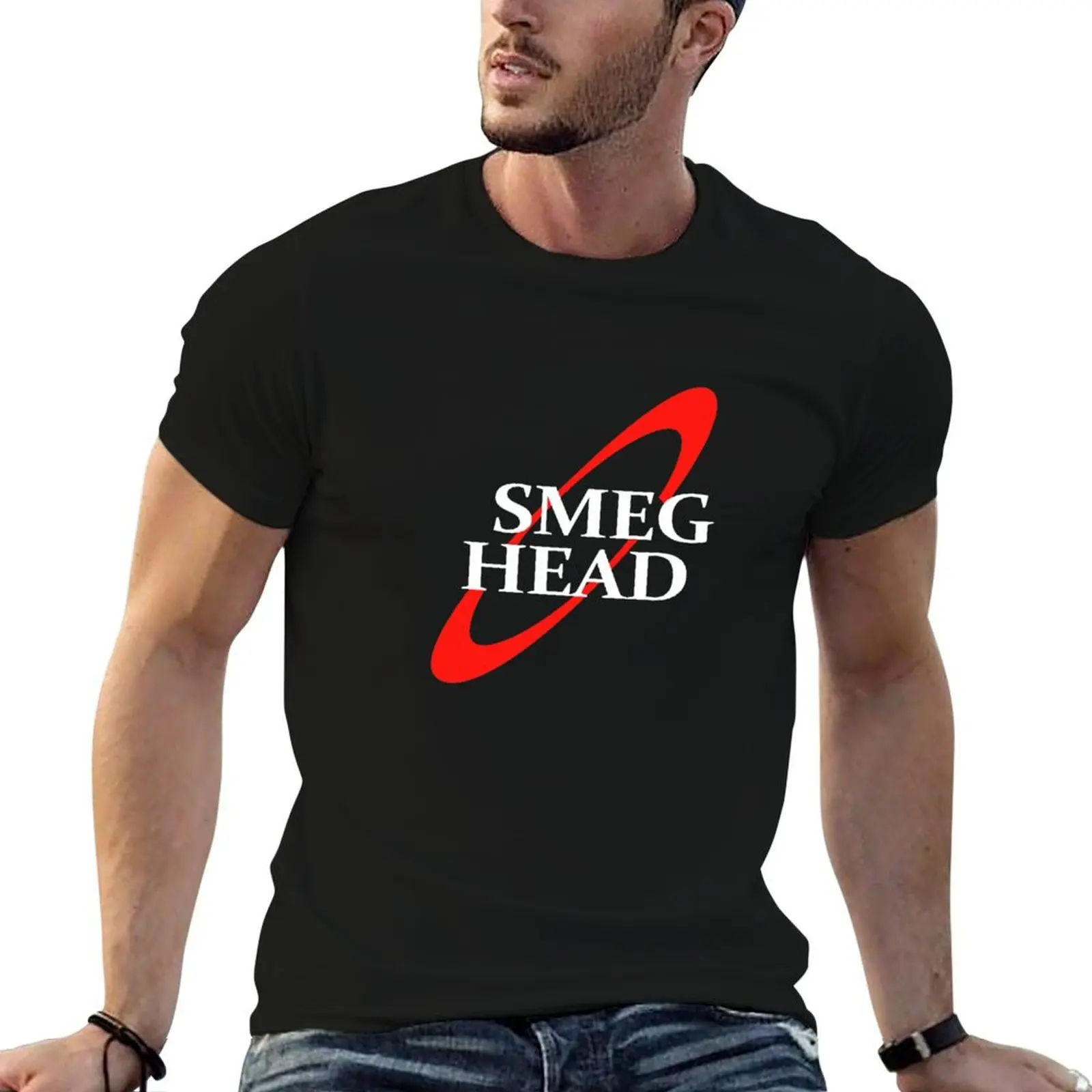 Camiseta Smeg Head, camisetas gráficas para hombre, camiseta de algodón con estampado de anime para hombre