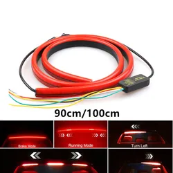 100/90cm For BMW Car Signal Lamp High Mount Stop Brake Lights Multiple Mode LED Safety Driving Warning Turn Tail Lamp Accessory