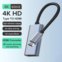 USB C To HDMI-Compatible Adapter Cable 4K 60HZ Type C HD Converter Cord USB-C HDMI Adapter For Projector PC Samsung MacBook Pro