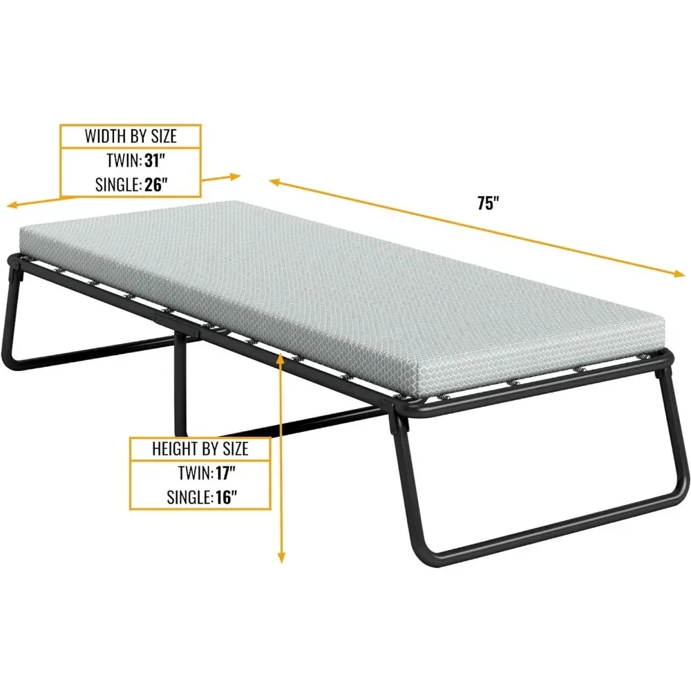 Opvouwbare multifunctionele opvouwbare slaapbank Twin opklapbed Bedden en meubilair Slapen Opvouwbare slaapkamer Thuis