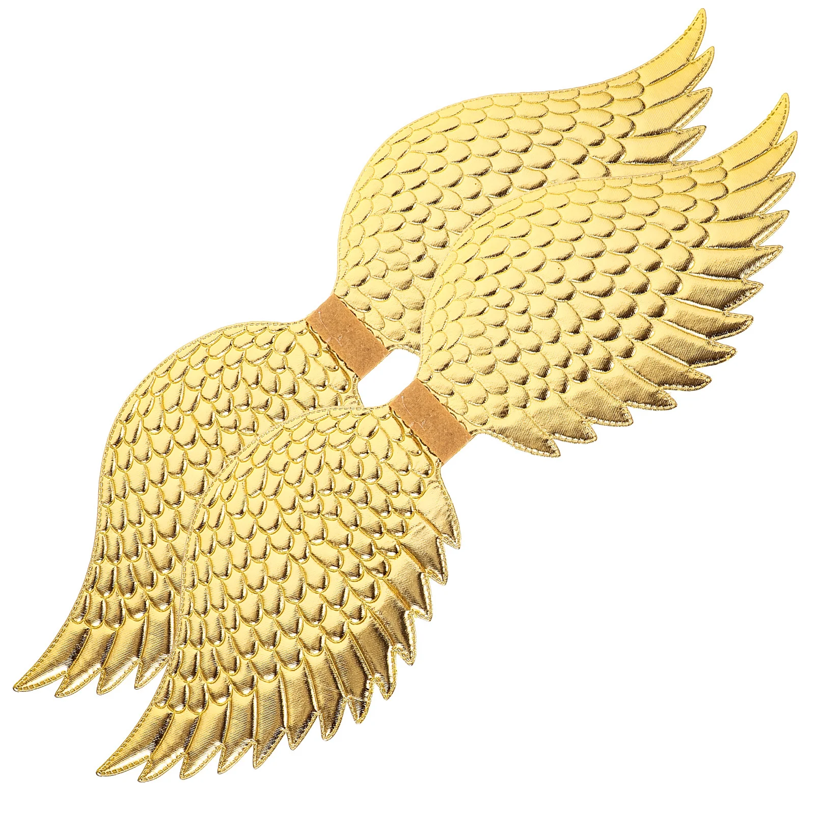 2 pçs asa de anjo dourado prop grandes asas de fadas para desempenho de palco festa de halloween crianças meninas roupas acessório decoração