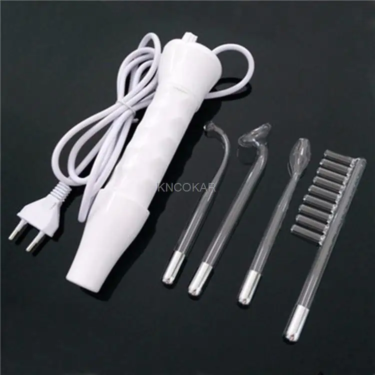 New high quality portable high frequency facial massager facial skin care package massager high cycle electrotherapy apparatus.