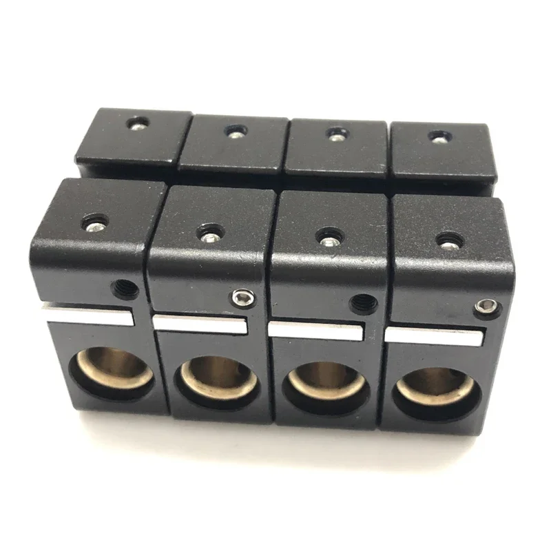 

3D Printer Um2 UM3 Slider 4pcs/set Sliding Block Kit for Ultimate3/2 Including Graphite Copper Sintered Bush with Belt Buckle