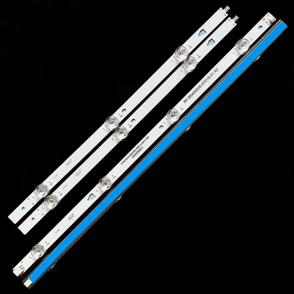 Подсветка для ТВ Dexp F40D7300C F40D7300C/W Hyundai H-LED40ET3000 RF-BS400S30-0701S-10 A2 7LED
