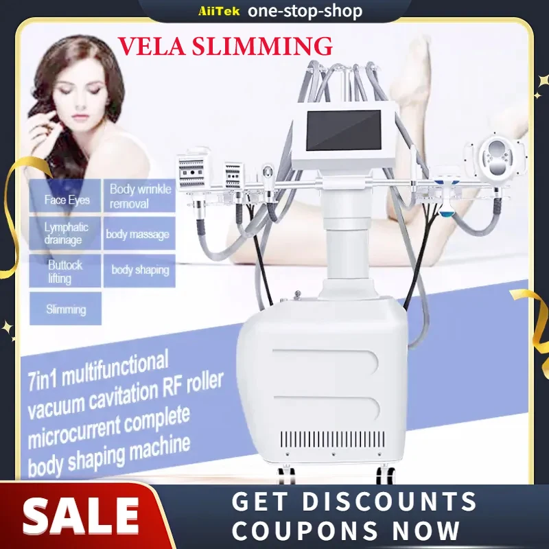 LPG vela Body Shaping Equipment Vacuum Roller Face Lifting Skin Slimming Fat Cellulite Remove Cavitation Weight Loss Machine