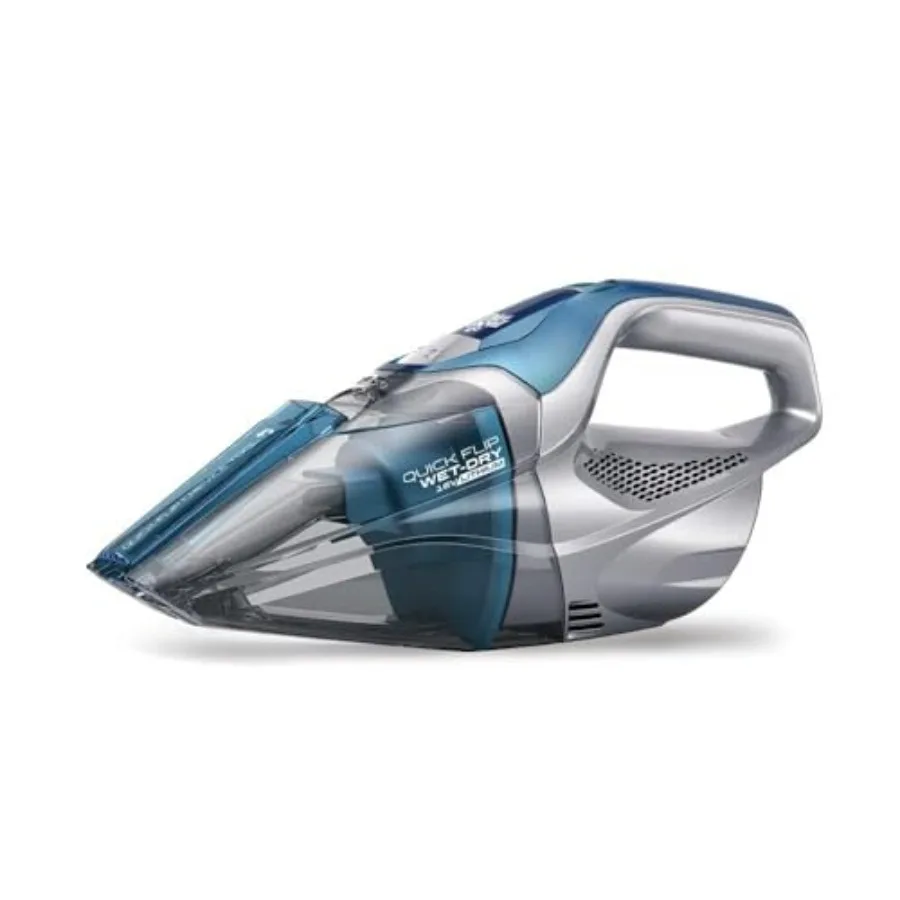 

QuickFlip Wet Dry 16V Cordless Handheld Vacuum Cleaner, Powerful Suction, Lightweight, Includes Quick Flip Crevice Tool, Rechar