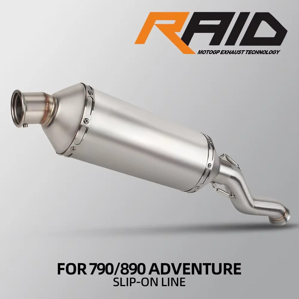 

For 790ADV 890adv 790 ADV 890 Adventure Exhaust System Motorcycle Slip on Middle Link Pipe Connect Tail Tube Muffler