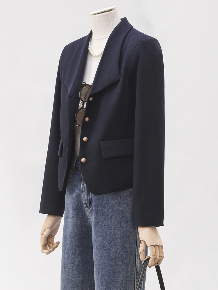 

Fashionable Short Suit Jacket Women's Small Size 2026 New Autumn Super Beautiful Casual Short Style Suit Set