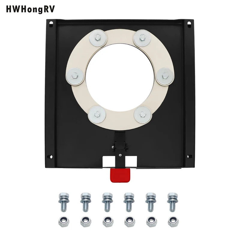 HWHONGRV Base giratória manual para carro de negócios VW T5 T6 console giratório do motorista/lado do passageiro para assentos originais