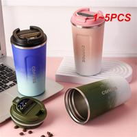 1~5PCS 510/380ml Smart Thermos Bottle LED Temperature Display Thermal Mug Coffee Cups Portable Vacuum Flasks Travel Insulated