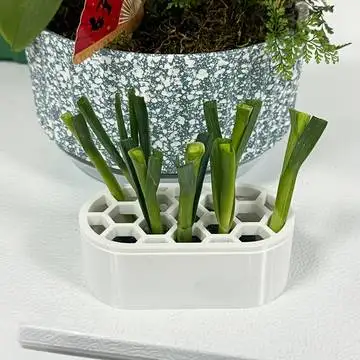 4 pieces hydroponic green onion planting Plants and vegetables containers,suitable for small-sized apartments and beginners