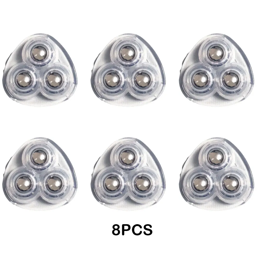 8x Transparent Color Bedside Table Ball Storage Box Enhanced Stability High Load-bearing Capacity