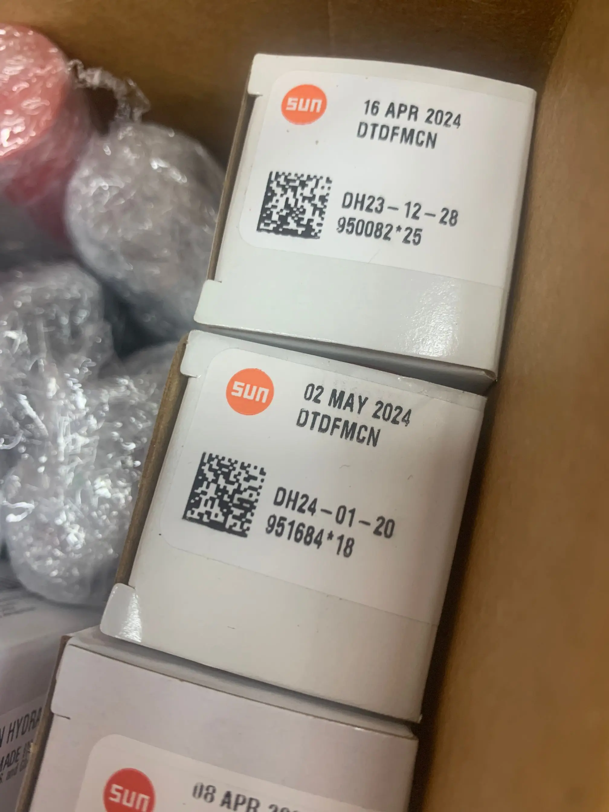 DTDF-MCN224 DTDFMCN224 DTDF-MCN-224 SUN Hydraulics Válvula poppet de bloqueio direcional de ação direta e operado por solenóide de 2 vias