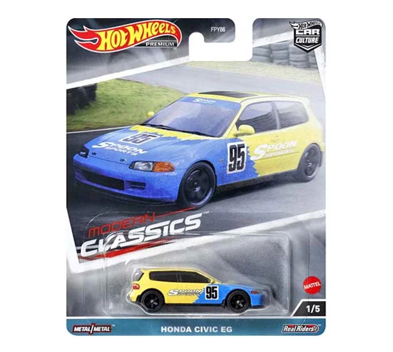 Original Hot Wheels Premium Car Culture Modern Classic HW Off Road Honda Civic Toyota G-class Alloy Boys Toys Metal Automobile