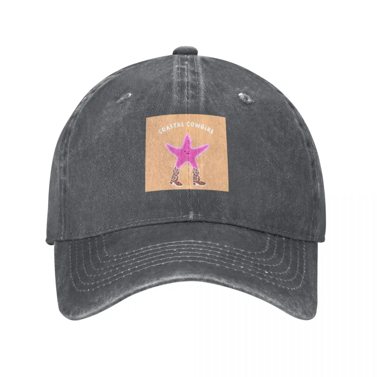 Coastal Cowgirl Starfish Cowgirl Boots Baseball Cap Brand Man cap Fashion Beach Ball Cap Mens Hats Women's