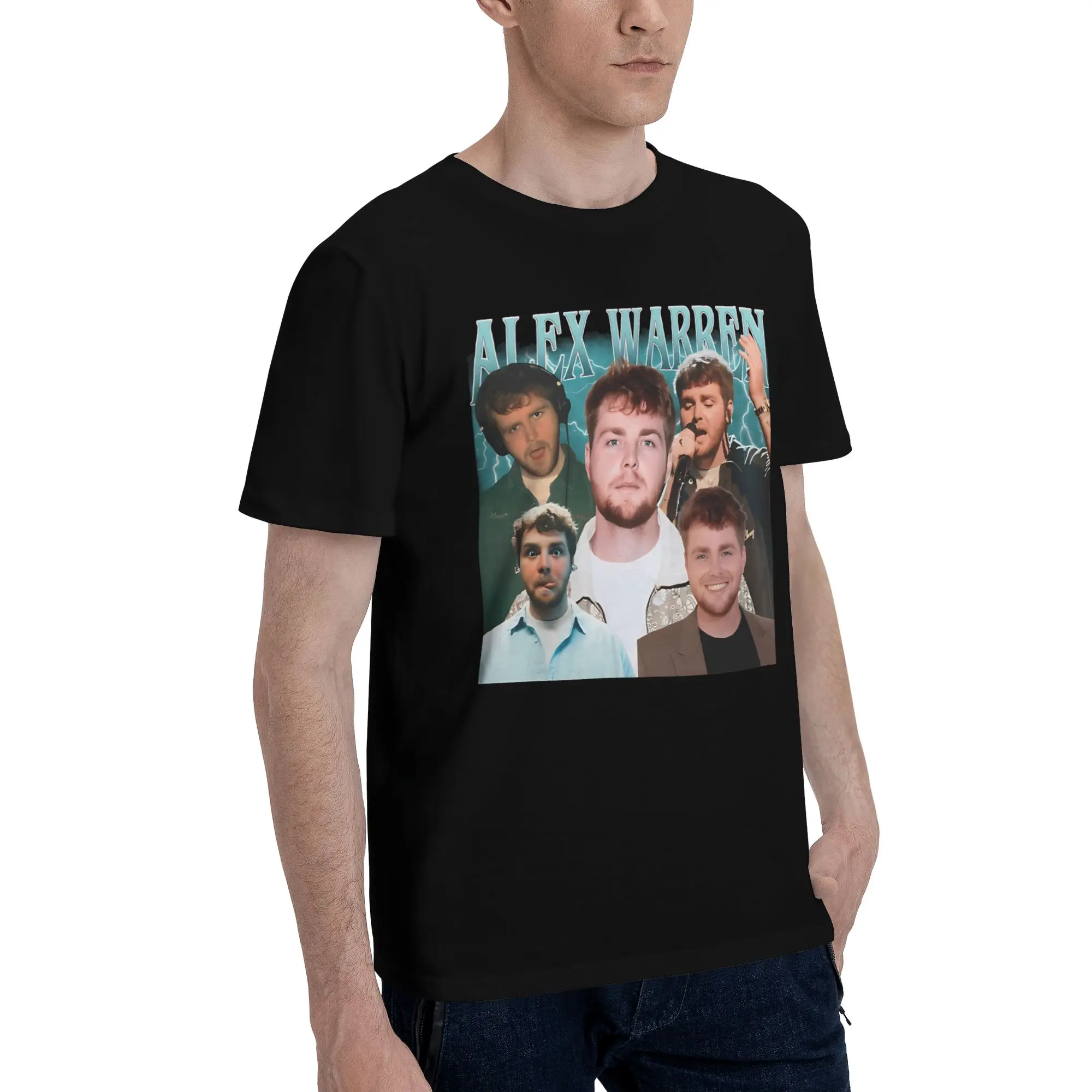 Alex Warren Little Orphan Live Tour 2026 Print T Shirt for Men Women  100% Cotton  Tee Shirt Clothing