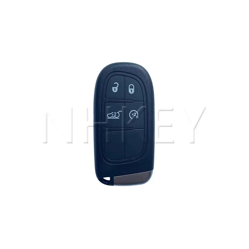 NH-Coque de clé de voiture à distance, Jeep Grand TraffDodge RAM 1500, 150.Dart, Challenger, Durango, fusible 300, 4 boutons