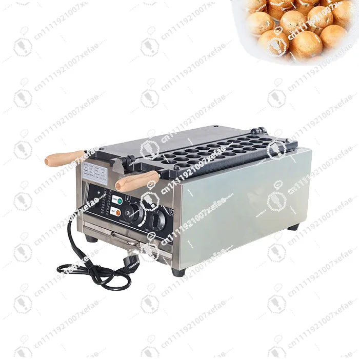Commercial Waffle Makers 30 Malaysian Creamy Kaya Ball Waffle Makers with Nonstick Timer and Temperature Control