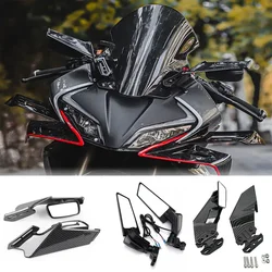 For CFMOTO 450SR 450 SR 2022 2023 2024 CF450SR Motorcycle Side Mirrors Winglets Wind Wing Adjustable Rotating Rearview Mirror