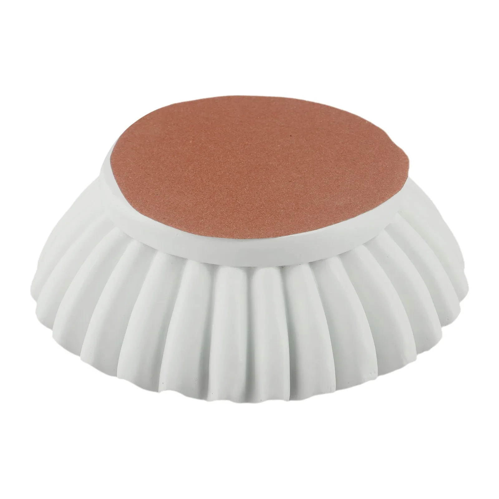 Decorative Bowl Fruit Bowl Living Space Smooth White Groove Structurally Sturdy Unique Art Piece Versatile Decorative Bowl