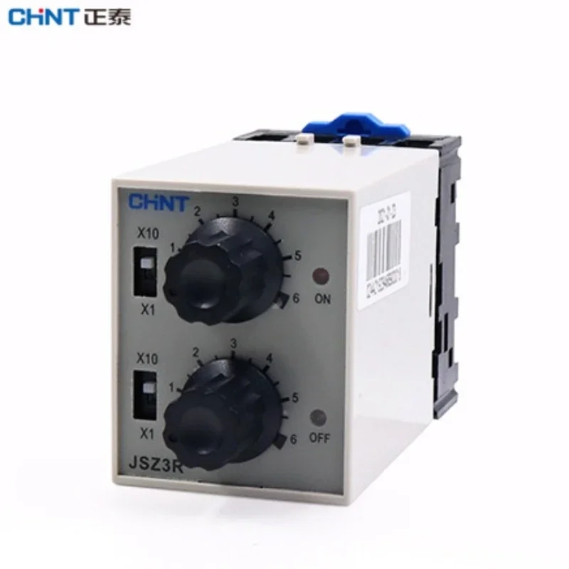 CHINT JSZ3R Reciprocating Time Delay Type Time Relay 220V 6s/60s 60s/60min 30s/30min 10s/10min power-off Adjustable Delay Time