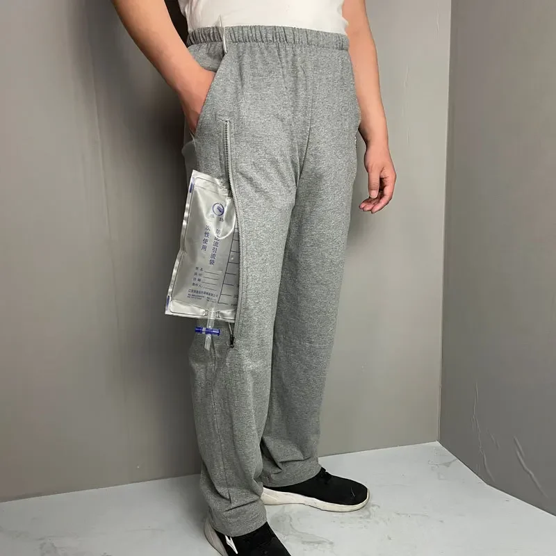 春夏用軽量腎臓・膀胱ストーマパンツ、高齢者用胆嚢結石胆汁ドレナージバッグ看護用