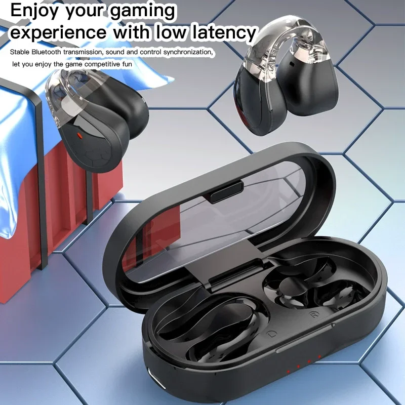 2025 جديد Q60 كليب على بلوتوث سماعة 9D HiFi سماعة رأس ستيريو لاسلكية HandFree سماعة ألعاب مع ميكروفون لشاومي