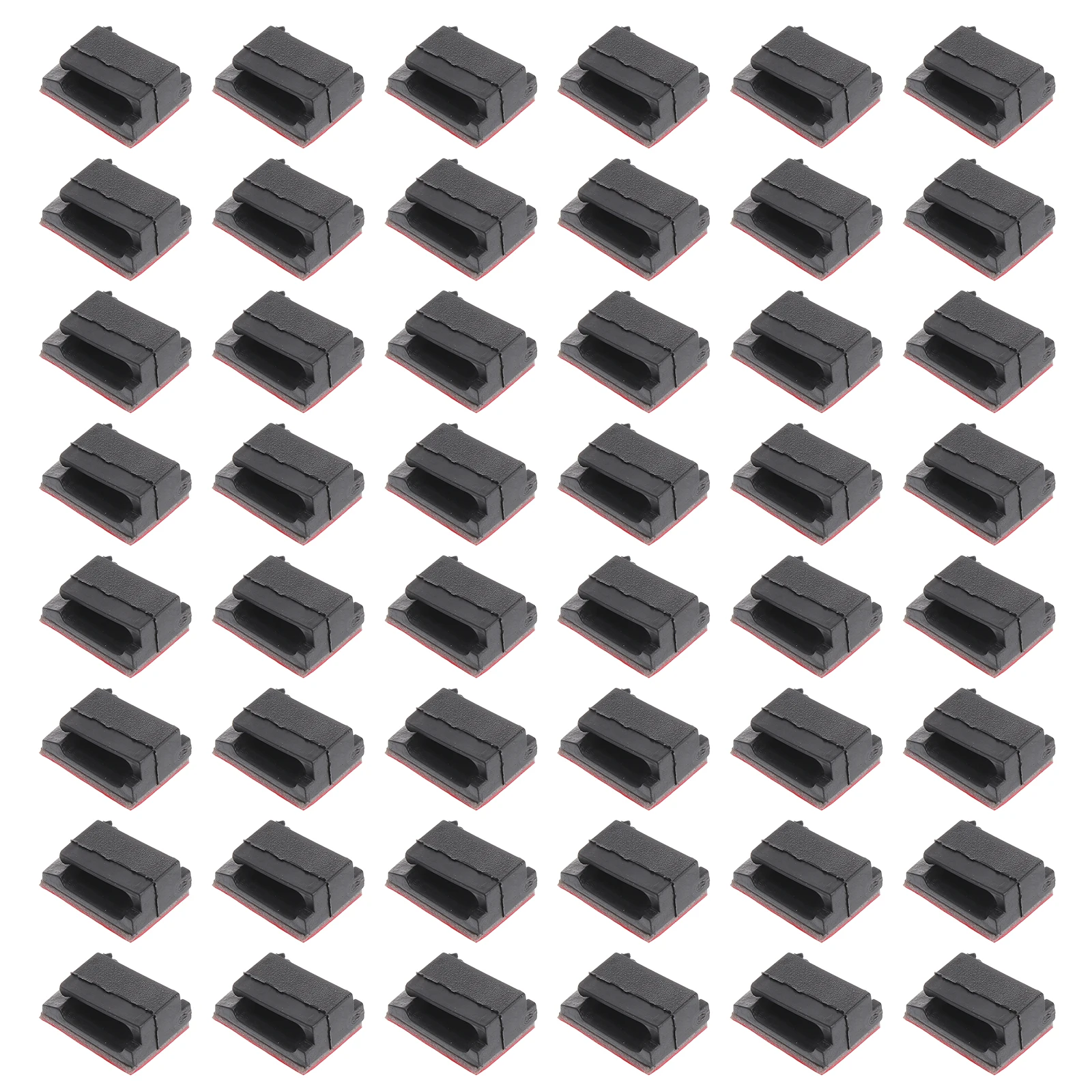 

100 Pcs Strong Wire Seat Clip Clamp Clips Cable Holder Self-adhesive Cord Tie Electric Clamps Fixer