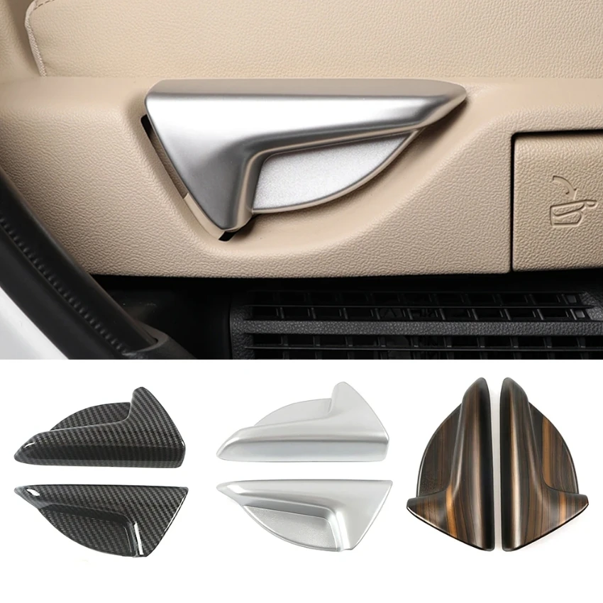 For Toyota Highlander Kluger XU70 2021 2022 2023 Accessories Carbon Car Back Row Seat Lay Down Handle Cover Case Trims Stickers