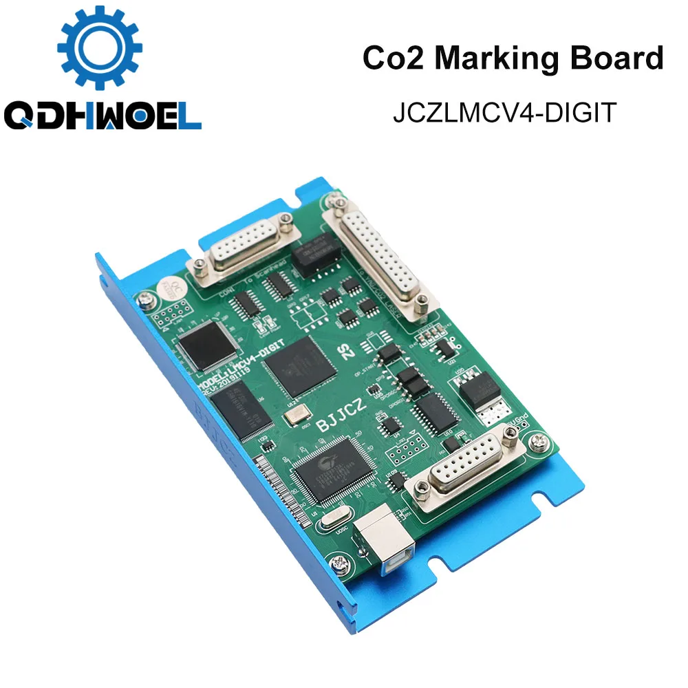 Imagem -03 - Qdhwoel Co2 Laser Marking Controller Jcz Lmcv4-digit Marking Board Bjjcz Ezcad para 10.6um Laser Tube rf Tube