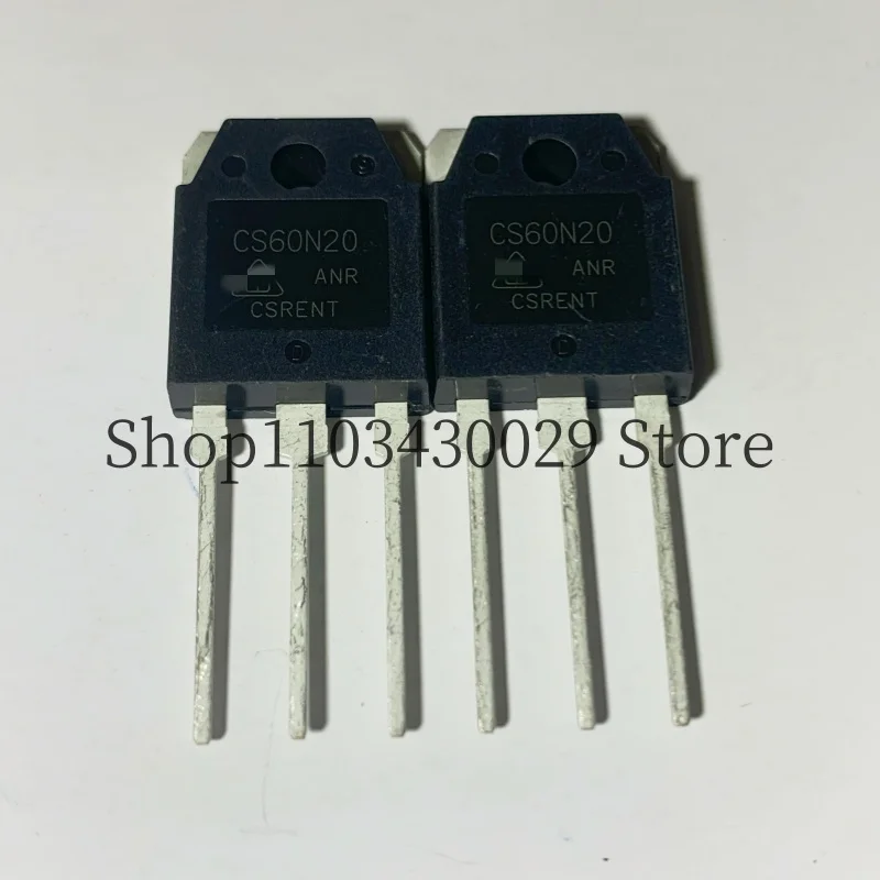 10Pcs New and Original CS60N20ANR CS60N20 TO-3P 60A 200V MOSFET Transistor