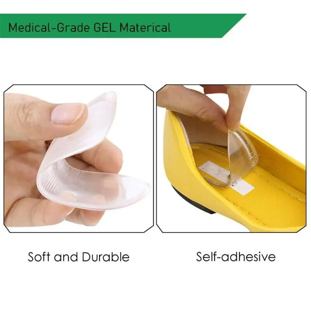 2 Pairs Silicon Corrective Shoe Inserts O/X Type Legs Medial & Lateral Orthopedic Insoles Foot Care Pads Heel Wedge Men Women