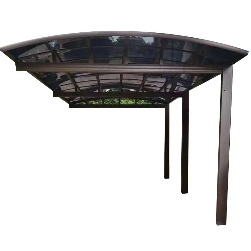 Custom Aluminum Awning Canopies Carports Arc Roof Car Parking Shelters Cover Shade Shed Outdoor