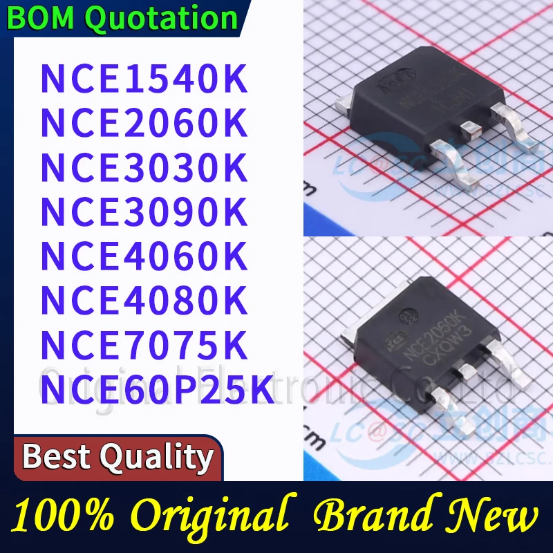 

5pcs/lot NCE1540K NCE2060K NCE3030K NCE3090K NCE4060K NCE4080K NCE7075K NCE60P25K In stock Original High quality