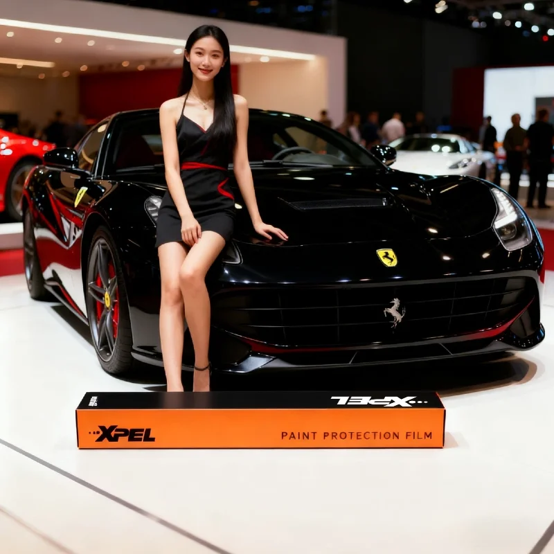 

9,5 MIL XPEL Ultimate Plus ТПУ PPF глянцевая прозрачная пленка для защиты автомобильной краски, самовосстанавливающаяся, устойчивая к высоким температурам