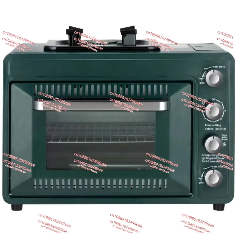 

Cross-Border Outdoor Portable Gas Oven, Field Camping, Integrated Casserole, 25L Oven