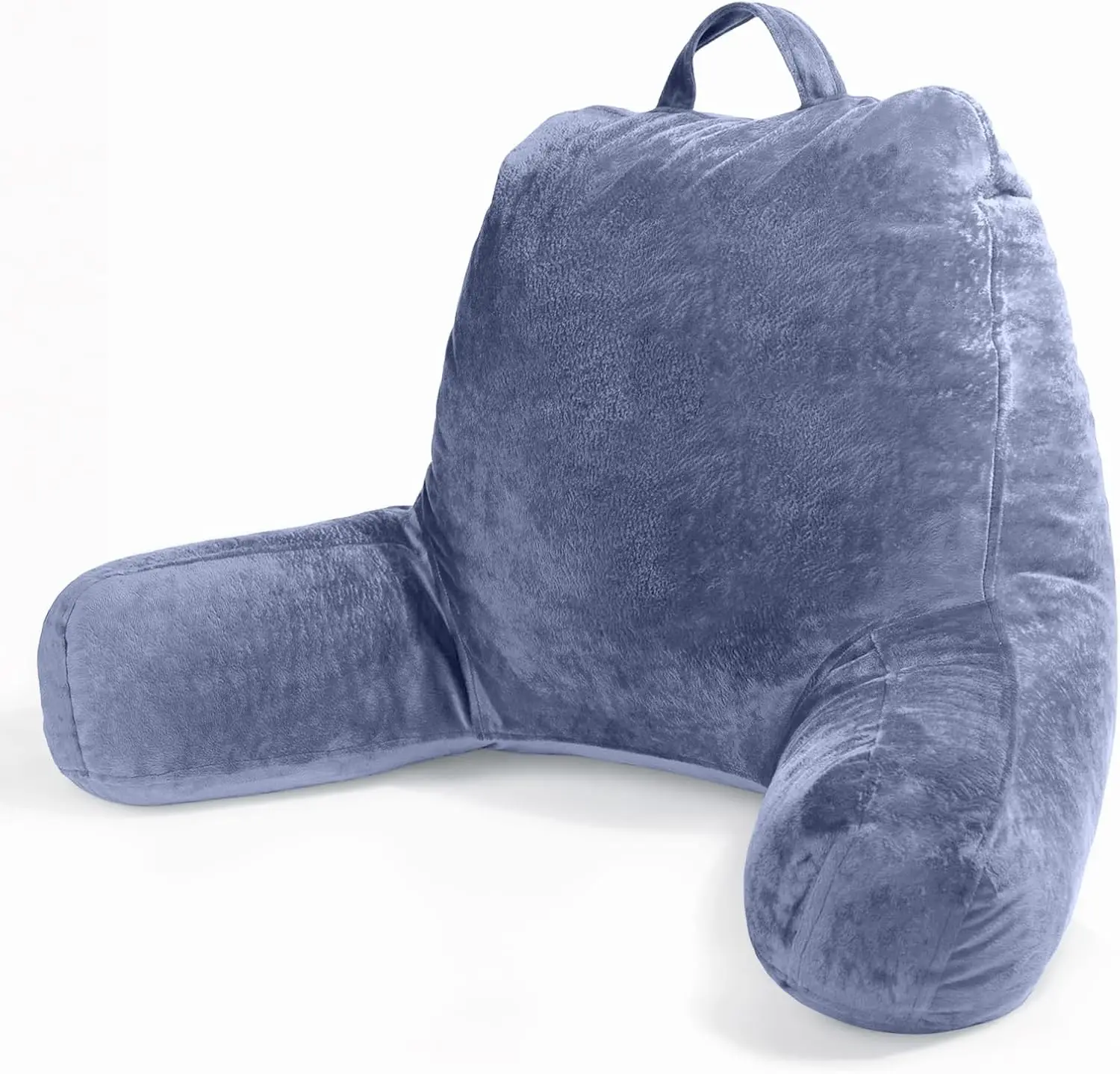 

Reading Pillow For Bed, Velvet Ba Support Pillow For Bed Sitting Up, Back-Rest Sit-Up Support Cushion, College Dorm Entials For