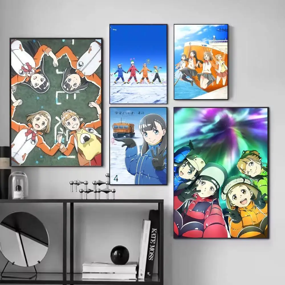 1PC Anime A Place Further Than The Universe Posters Fancy Wall Sticker for Living Room Bar Decoration Wall Decor
