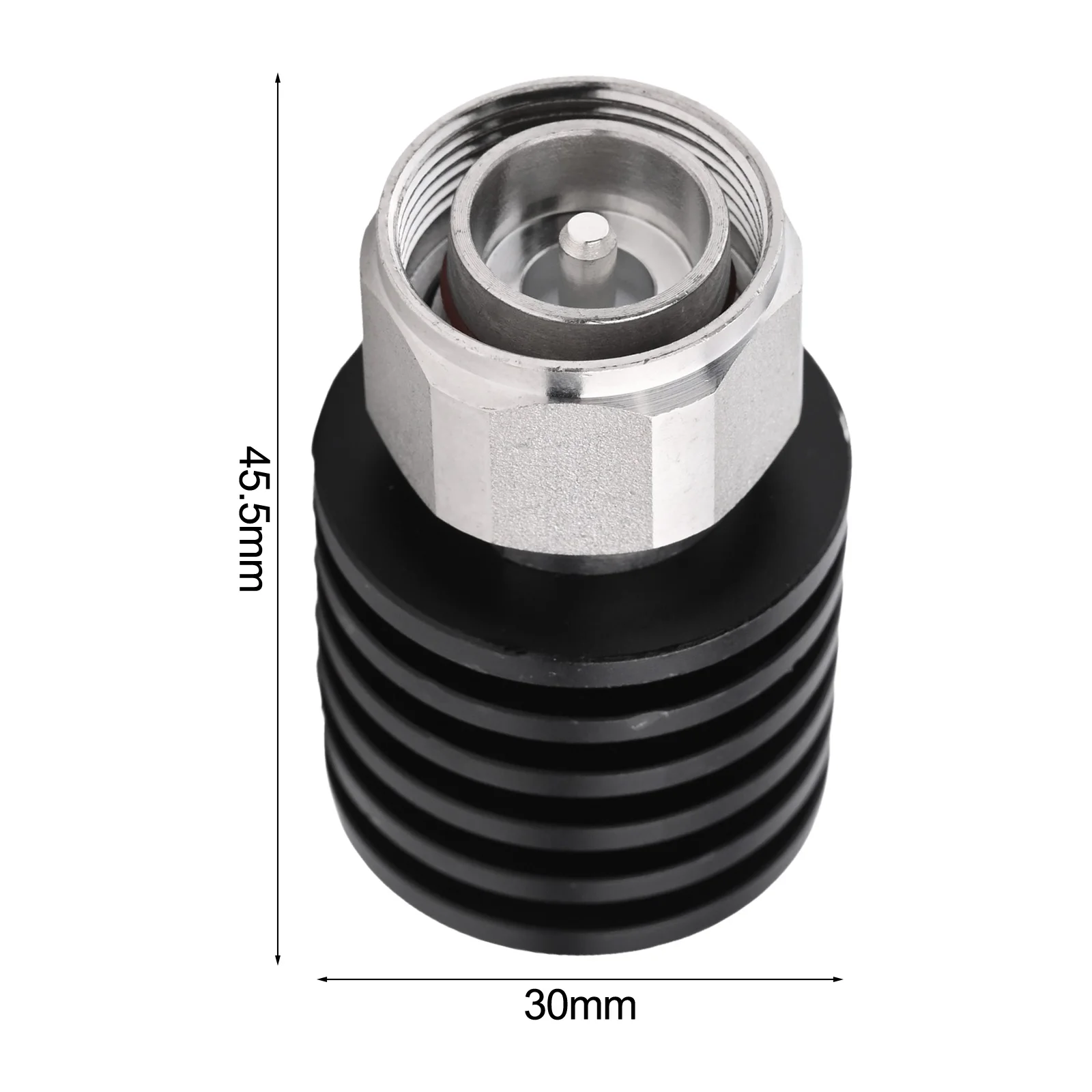 1pc DC-4GHz 5W Mini DIN Male Coaxial Load With 4.3-10 Connector Matching Load Coaxial Fixed Load For DC To 4GHz Frequency Range