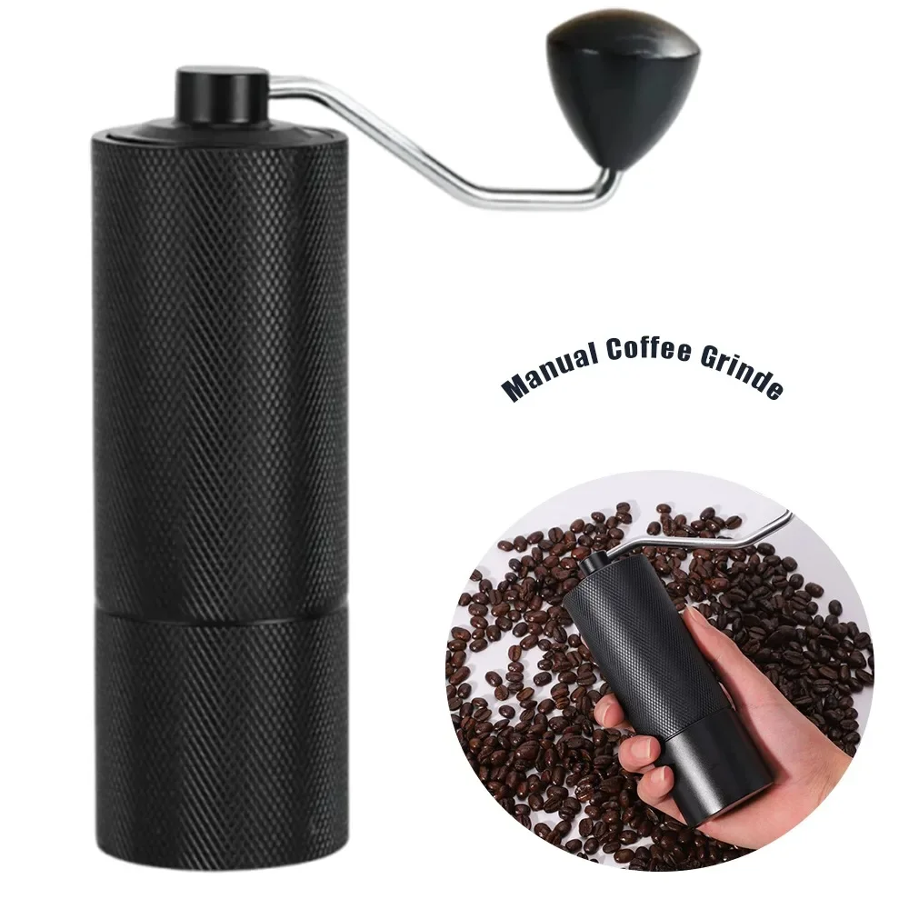

Manual Stainless Steel Coffee Grinder Italian Household Grinder High Quality Portable with Double Bearing Positioning