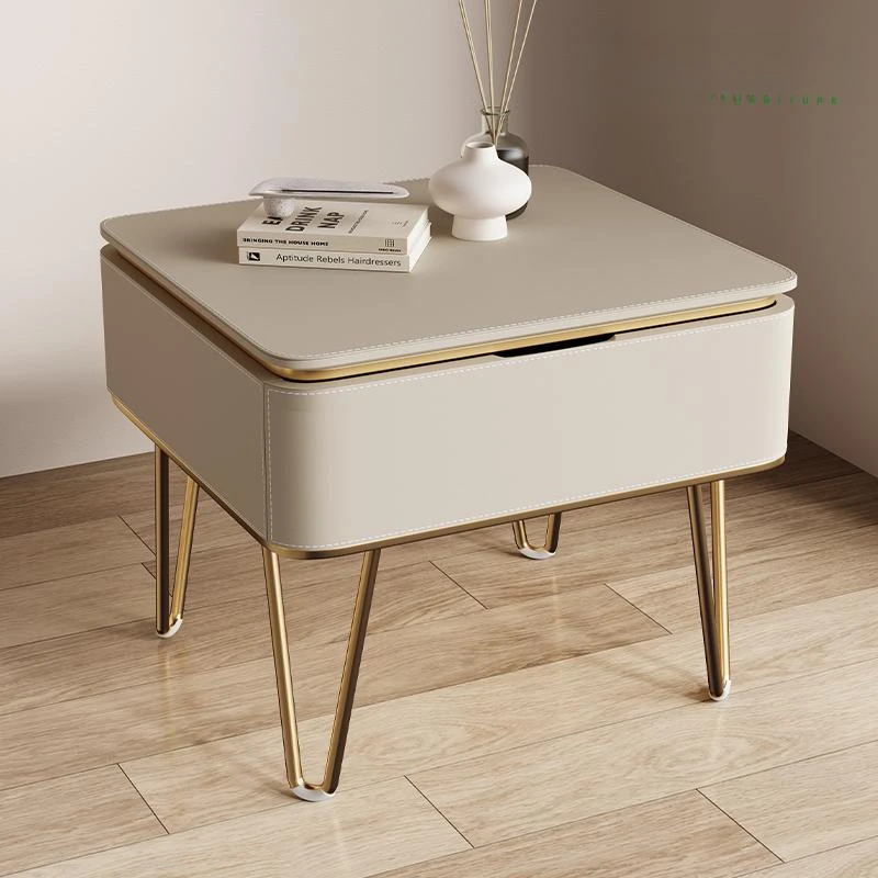 Modern Aesthetic Night ตาราง Nordic เก็บอิตาเลี่ยน Simple Nightstand หรูหรา Cajones De หอพักห้องพักเฟอร์นิเจอร์ห้องนอน