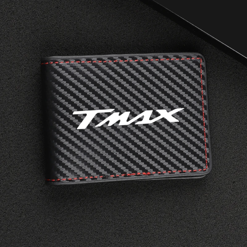 

Carbon Fiber ID Card Holder Bank Credit Card Holder Smart Wallet For YAMAHA T-MAX 500 530 TMAX530 SX/DX TMAX 560