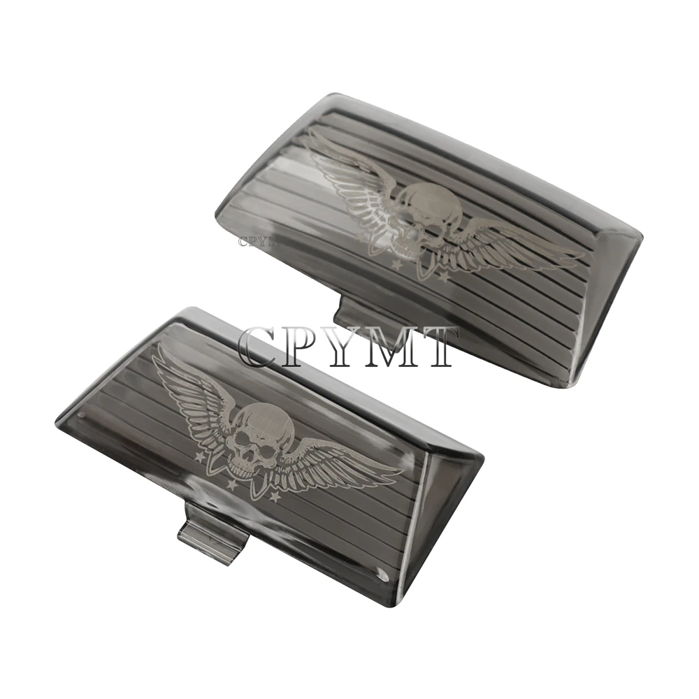 

Fender Tips Lens Cover Mud Guard Cover Front Rear Lampshade Fit for Harley Heritage Softail Classic Electra Glide FLHTCU FLHT