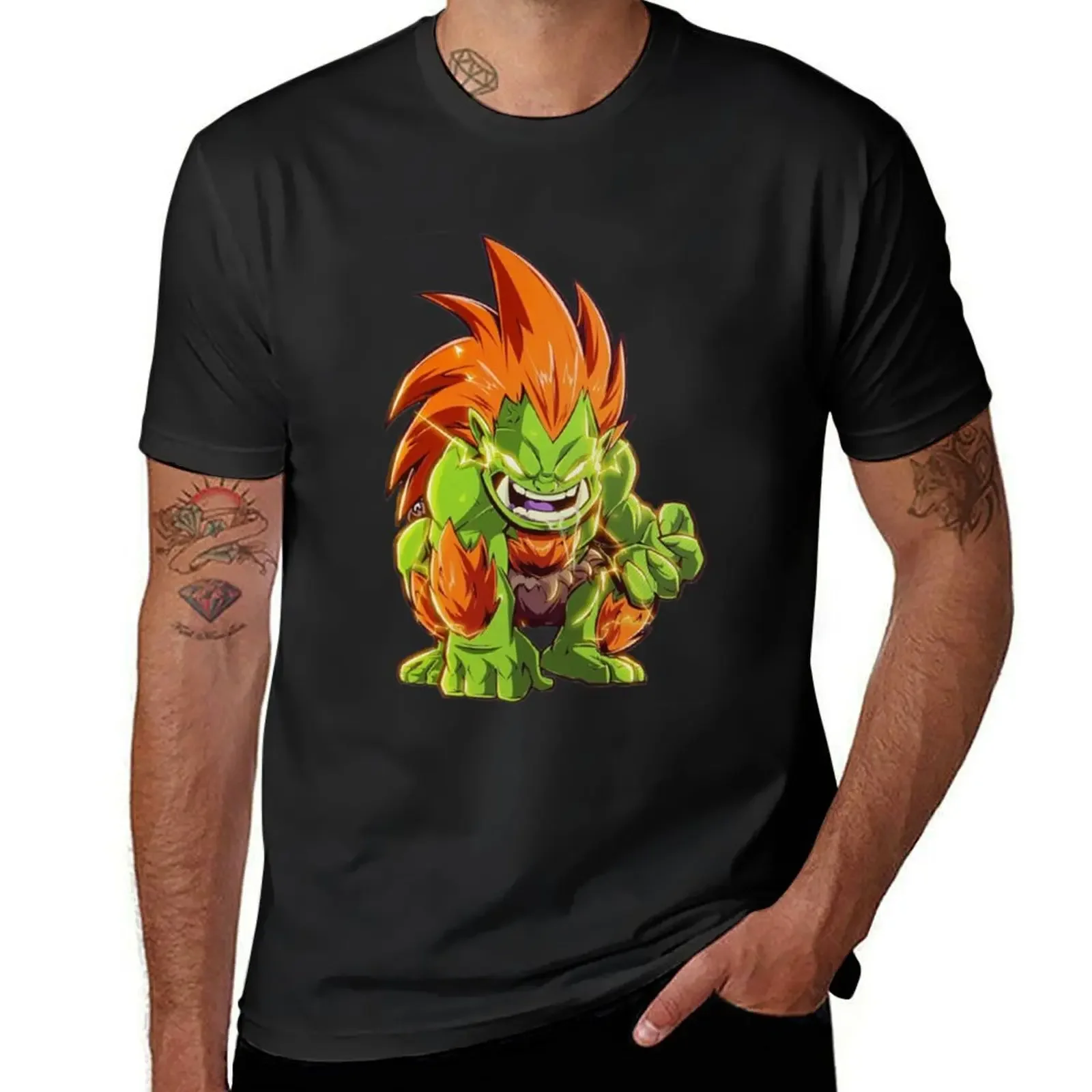 

blanka T-Shirt blue archive vintage t shirts rapper graphic tees tees t shirts for men