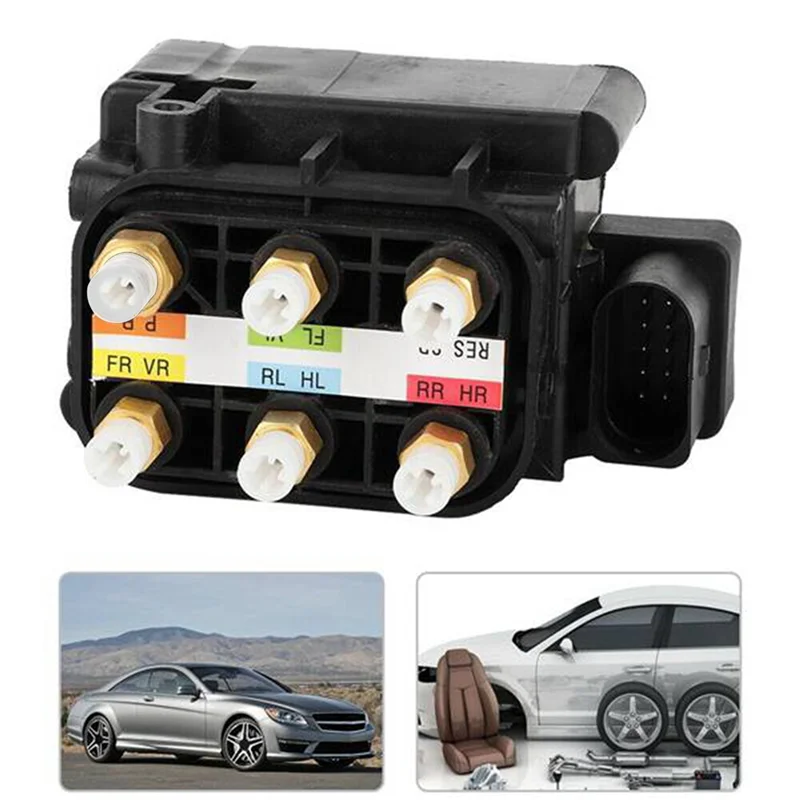 

Air Suspension Supply Solenoid Valve Block For Mercedes W221 W164 GL X164 W251 A2123200358 A2513200058 1643201204
