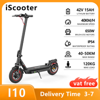 iScooter i10 Electric scooters 650W Motor 42V 15Ah Max Range 45km Speed 40 km/h E-scooter with APP