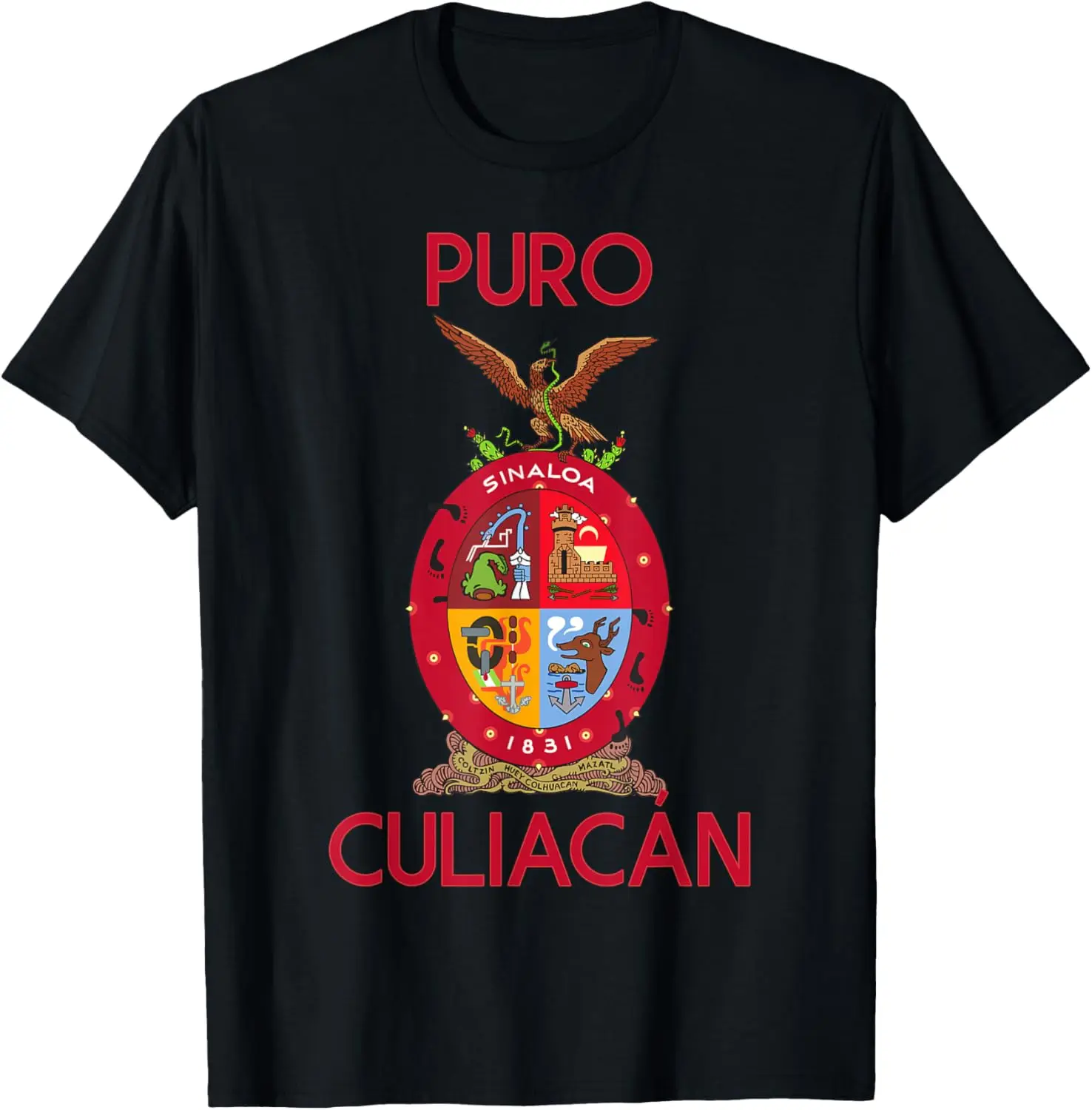 

New t-shirt - Culiacan Sinaloa Estado De Mexico Escudo Eagle Aguila T-Shirt
