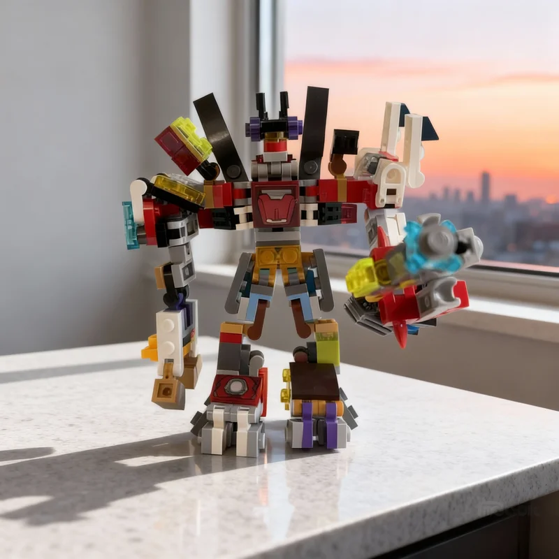 

227pcs MOC Destroyas Maximus Technacons Model Building Blocks Construction Idea Christmas Gift Toy Creative Education Brick Kids