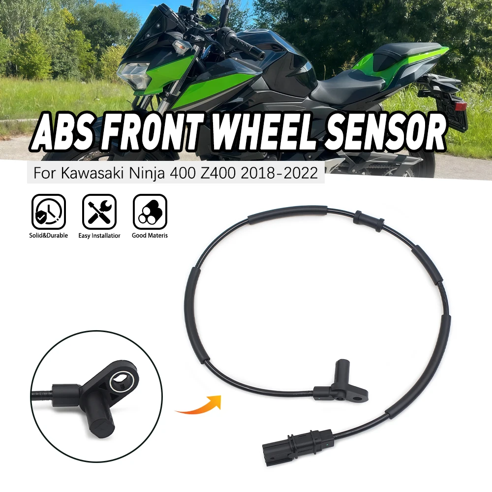 

Wheel Speed Sensor Front Brake System ABS Sensor Cable For Kawasaki Ninja 400 Z400 2018 2019 2020 2021 2022 Motorcycle Parts